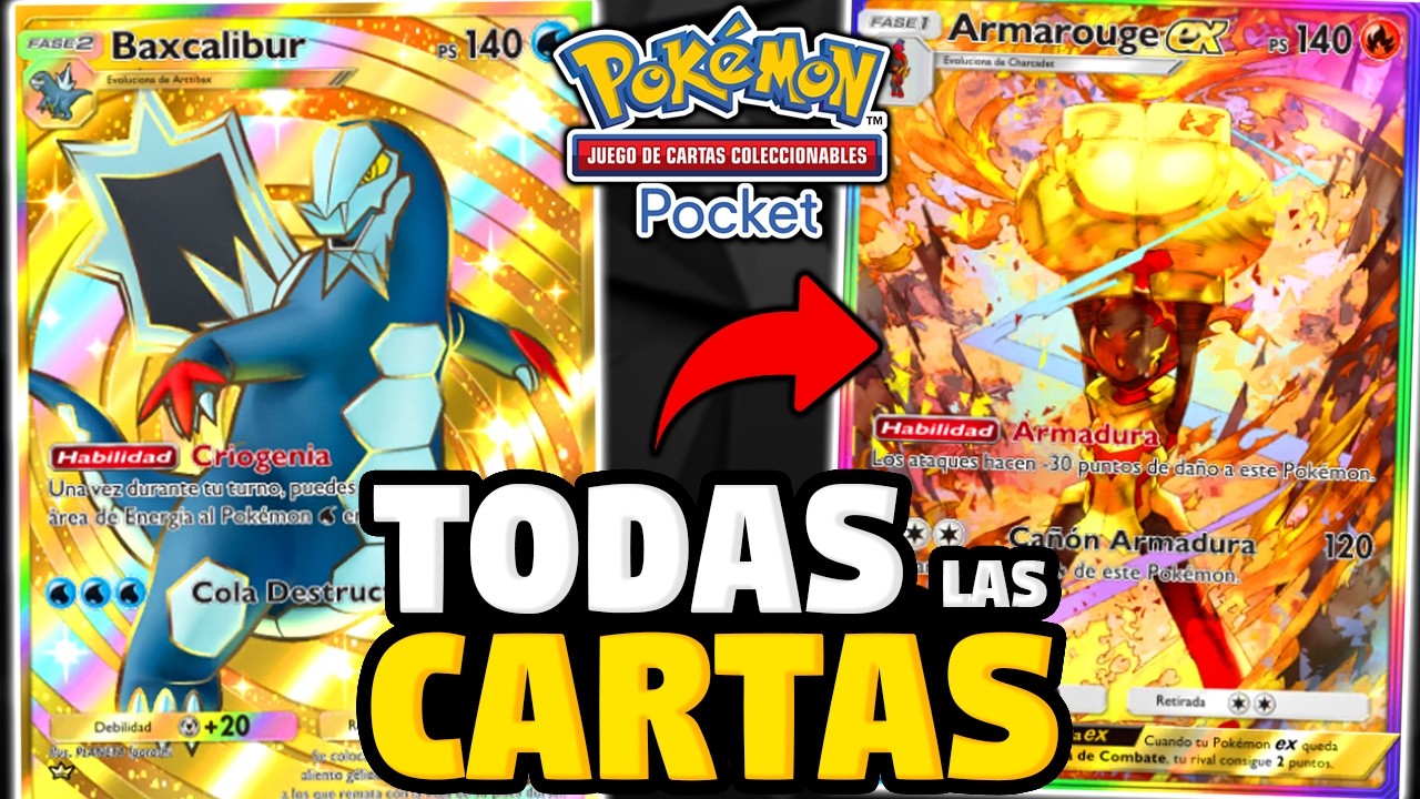 🔥TODAS las NUEVAS CARTAS de ENCANTOS de PALDEA la NUEVA EXPANSI&Oacute;N de Pok&eacute;mon TCG Pocket