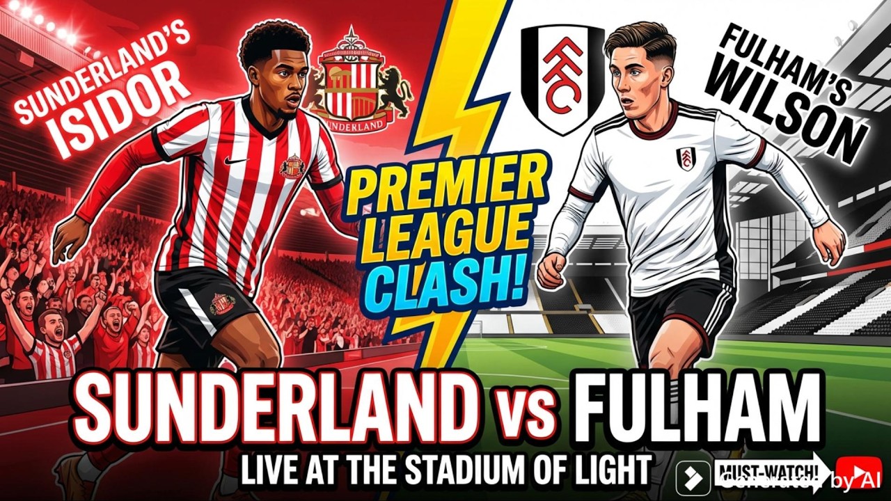 Sunderland vs. Fulham Premier League Clash!