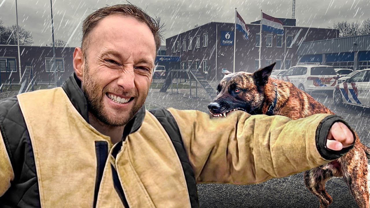 Ik werd Gebeten tijdens Politiehonden Training! | 24u met de politie