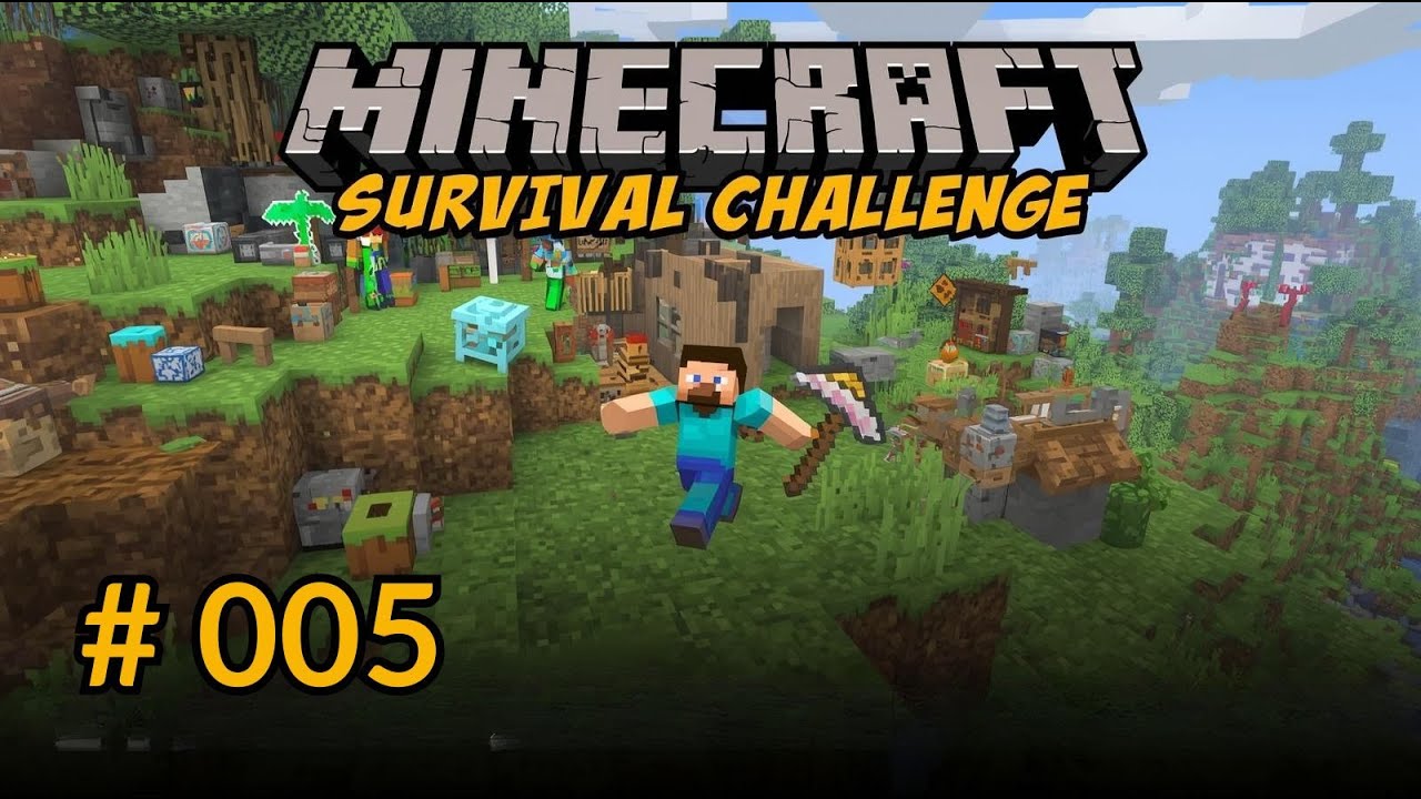 Let's Play Minecraft [#005] – Unsere große Survival Challenge!