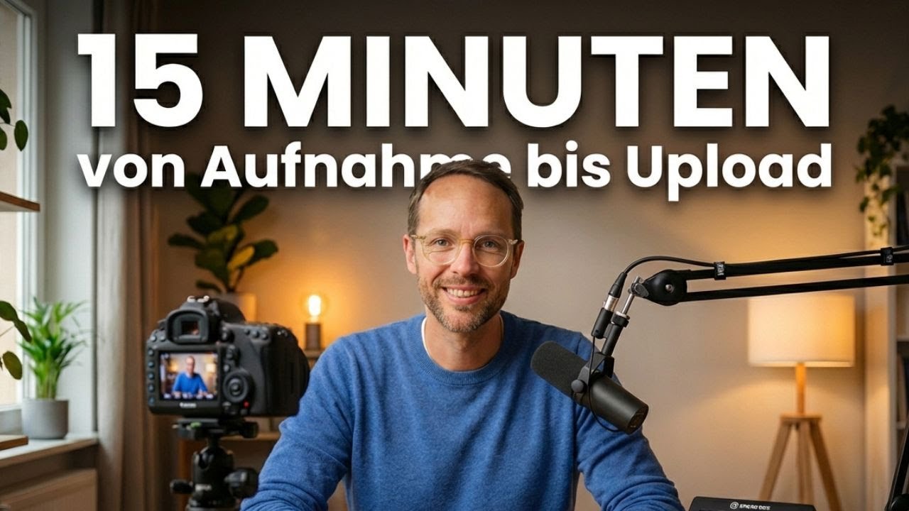 So nehme ich meine YouTube-Videos auf