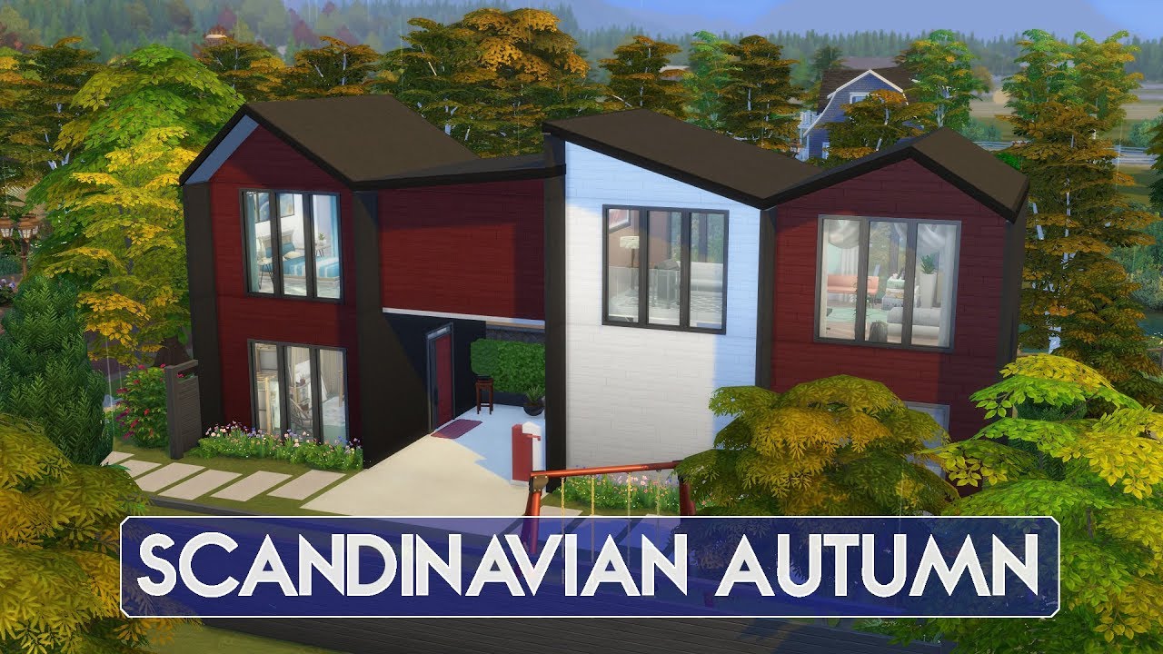 Sims 4 | House Building | Scandinavian Autumn (Seasons Expansion Pack)