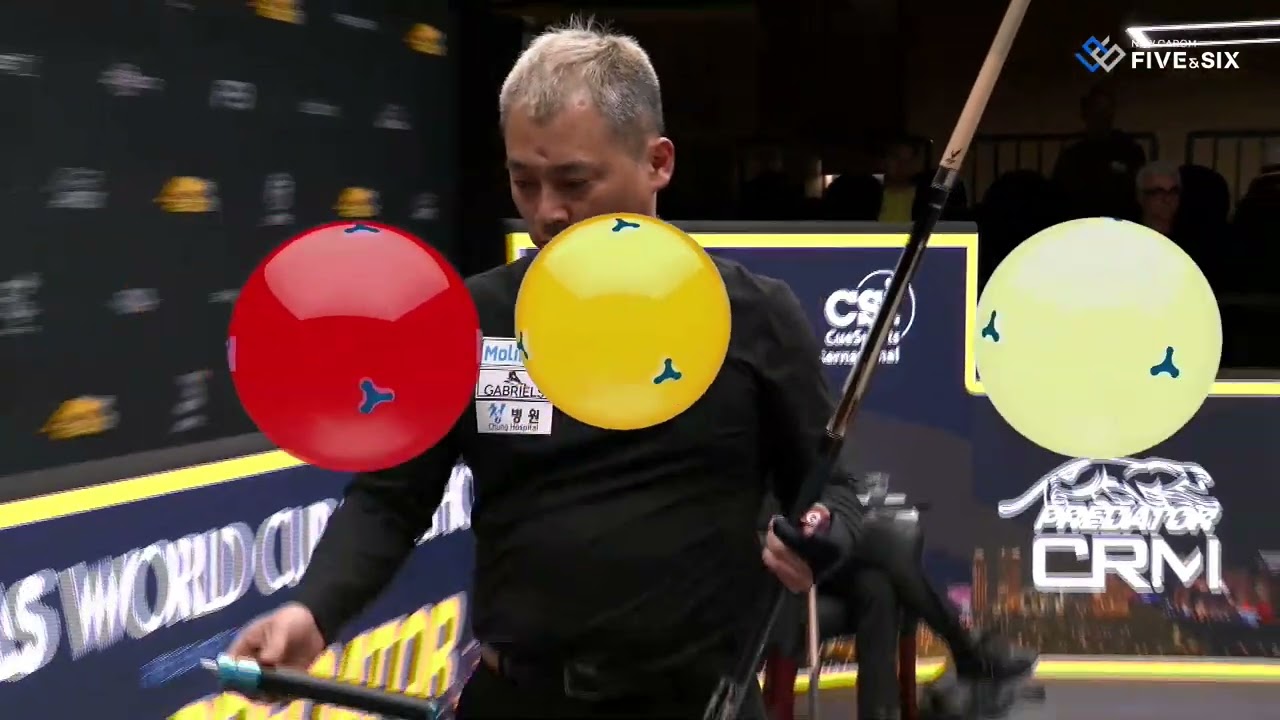 Last 32 - Daniel SANCHEZ vs Sung Il JEONG (Las Vegas World Cup 3-Cushion 2023)