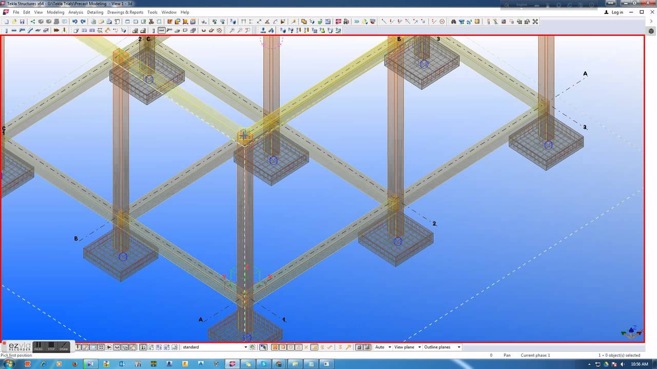 Precast Modeling & Detailing in Tekla Structures-Part1 of 2