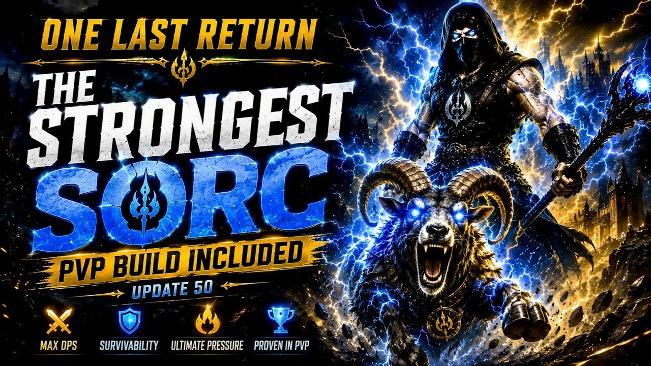 The Ultimate Pure MagSorc PvP Build ⚡LAST ONE⚡ ESO Update 50