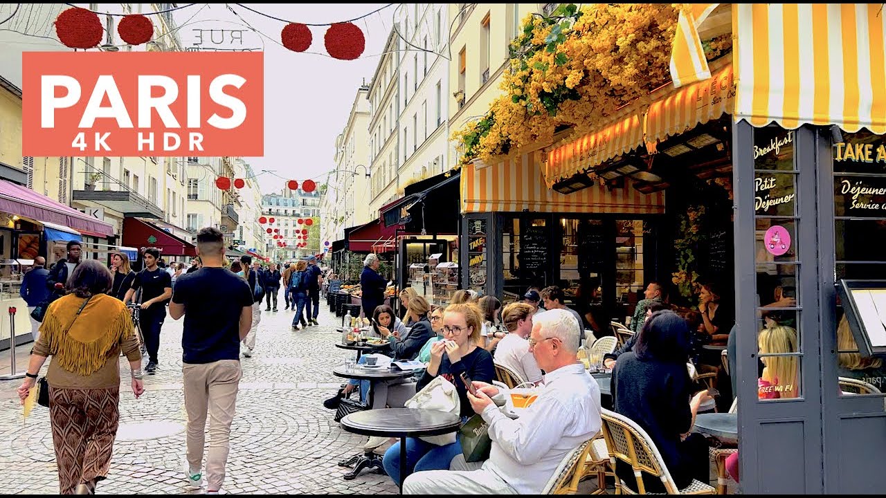 Paris France, Walking in Paris 7th Arrondissement - 4K HDR 60 fps