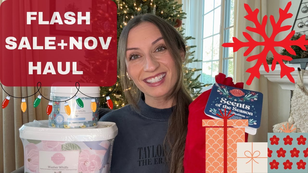 November Scentsy Hauls - Flash Sale & Scents of the Season WARM REVIEWS 🎅