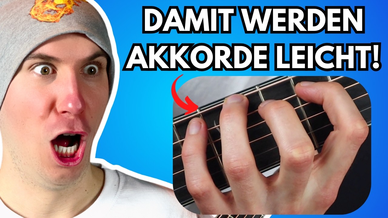 Gitarre Lernen f&uuml;r Anf&auml;nger - Die ultimative Greifhand &Uuml;bung