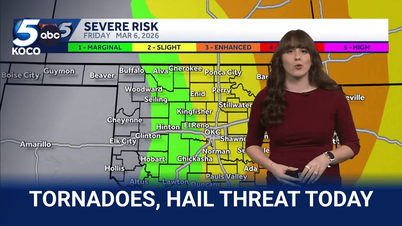 Marc 6, 2026 - Another Alert Day, the Latest Storm Timeline and Threats for Oklahoma