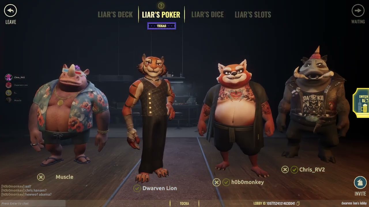 Liars Bar to decide game | Liars Bar | Blabber Bois w/ @h0b0monkey @chris_rv2 @muscle_sl