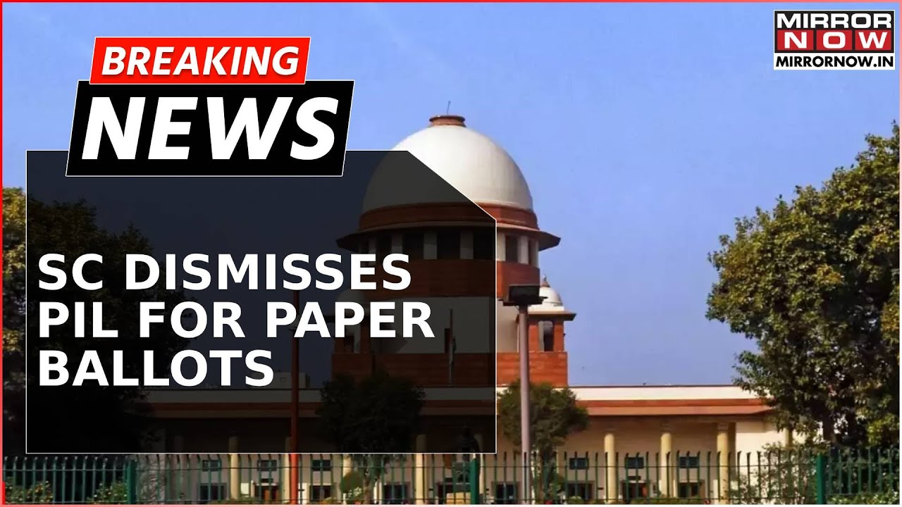 EVM Tampering Case: SC Dismisses PIL, Questions Claims Made By Losing Parties | Breaking News