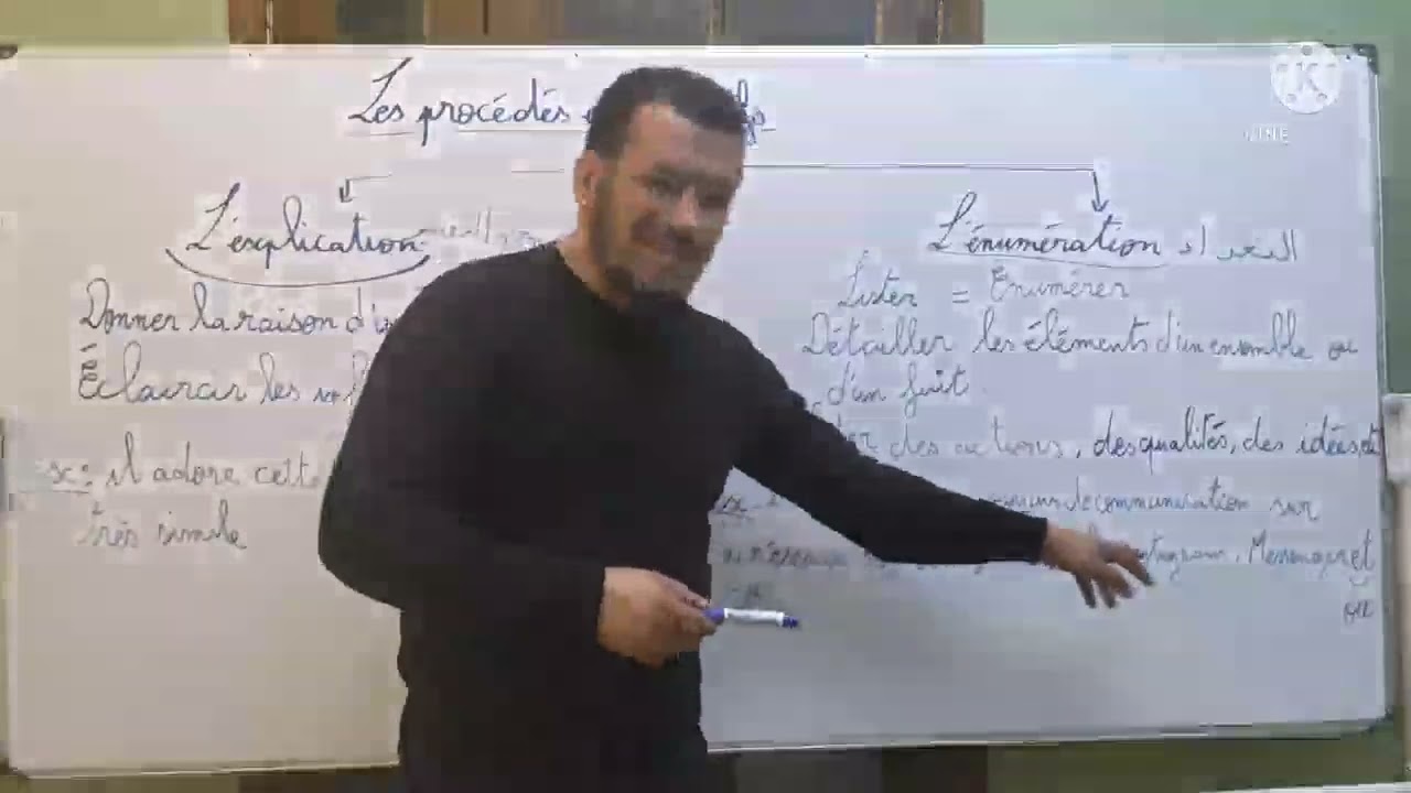 Bac22. Les procédés explicatifs سؤال مهم في الباكالوريا