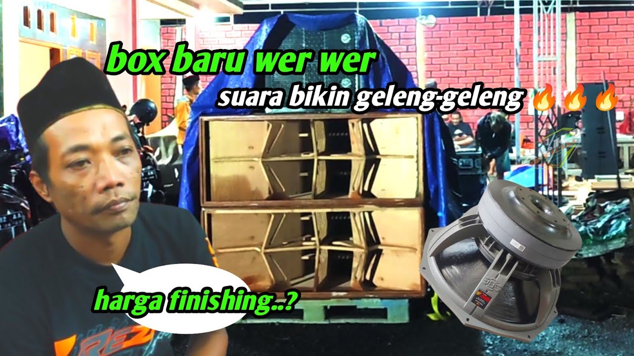 BOX baru..!! Hasil tuning speaker dalam negeri wer wer box custom 
