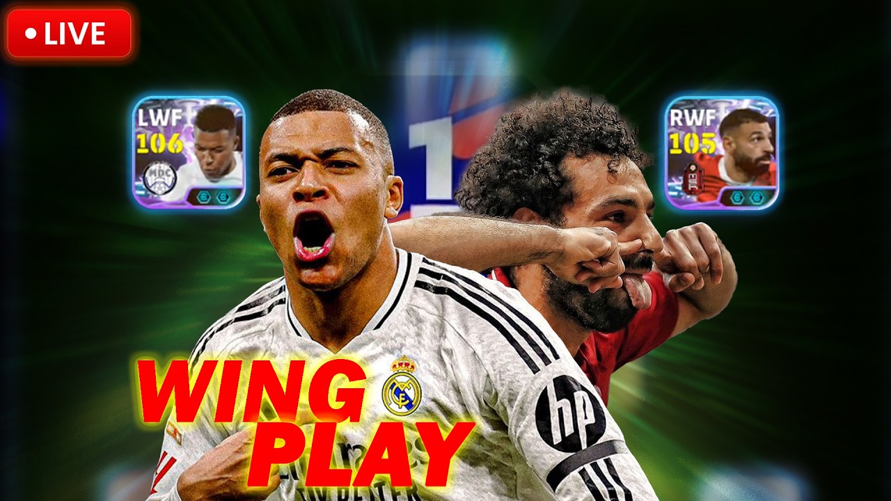LETS TRY WINGPLAY WITH BLITZ SALAH AND MBAPPE IN eFOOTBALL DIVISION ONE.