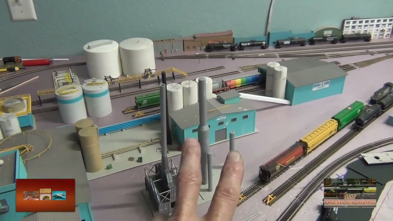 GeminiScaleModelWerx #LAYOUT RE-BUILD11 #Walthers #refinery #bnsf #northislandrefinery