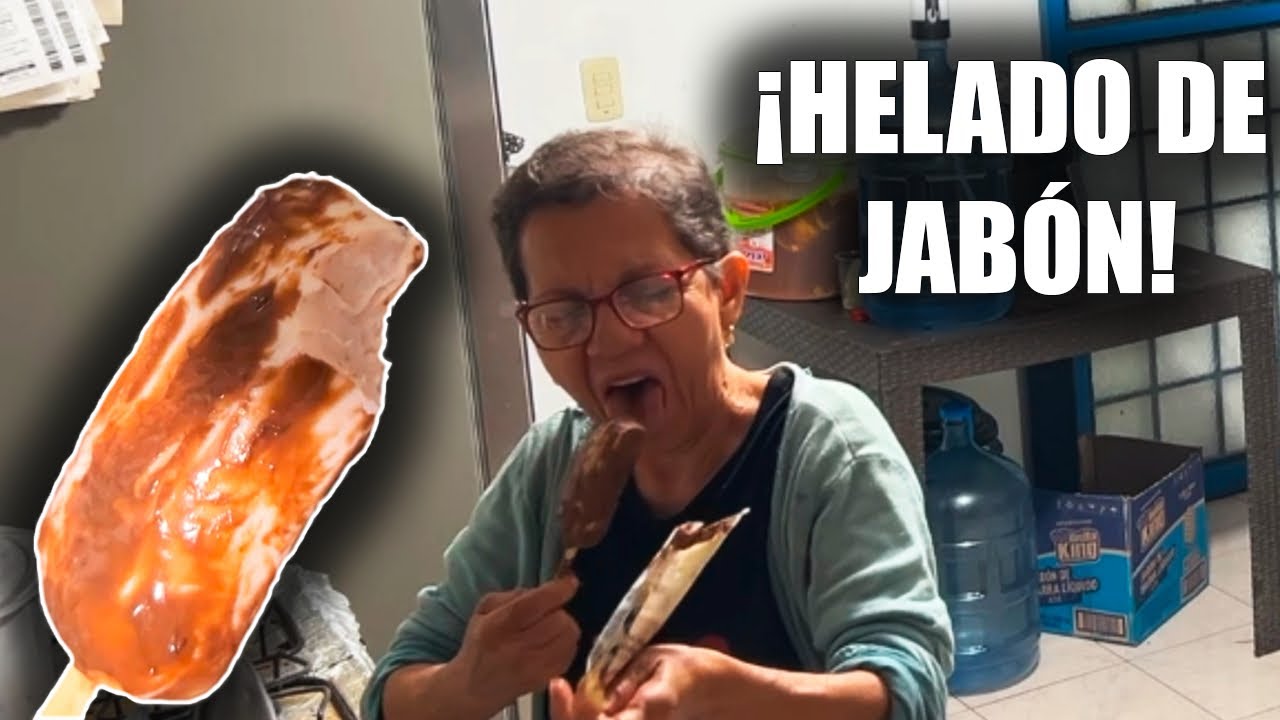 Helado de jabón para mi mama