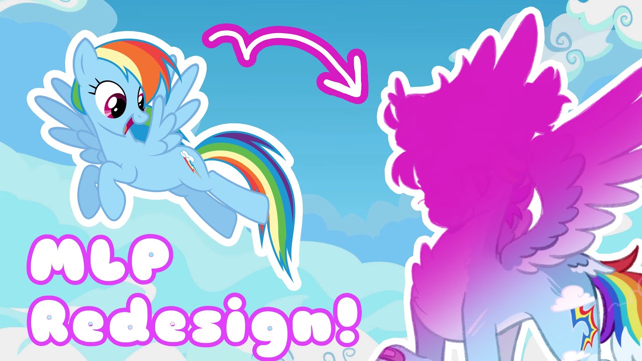 🌈Rainbow Dash Redesign 🌈 | MLP SPEEDPAINT |
