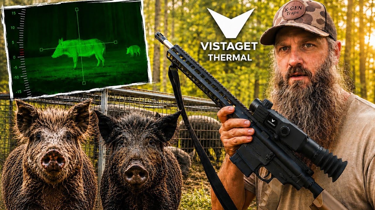 Осторожные кабаны не идут в ловушку? Этот новый тепловизор VISTAGET может стать решением