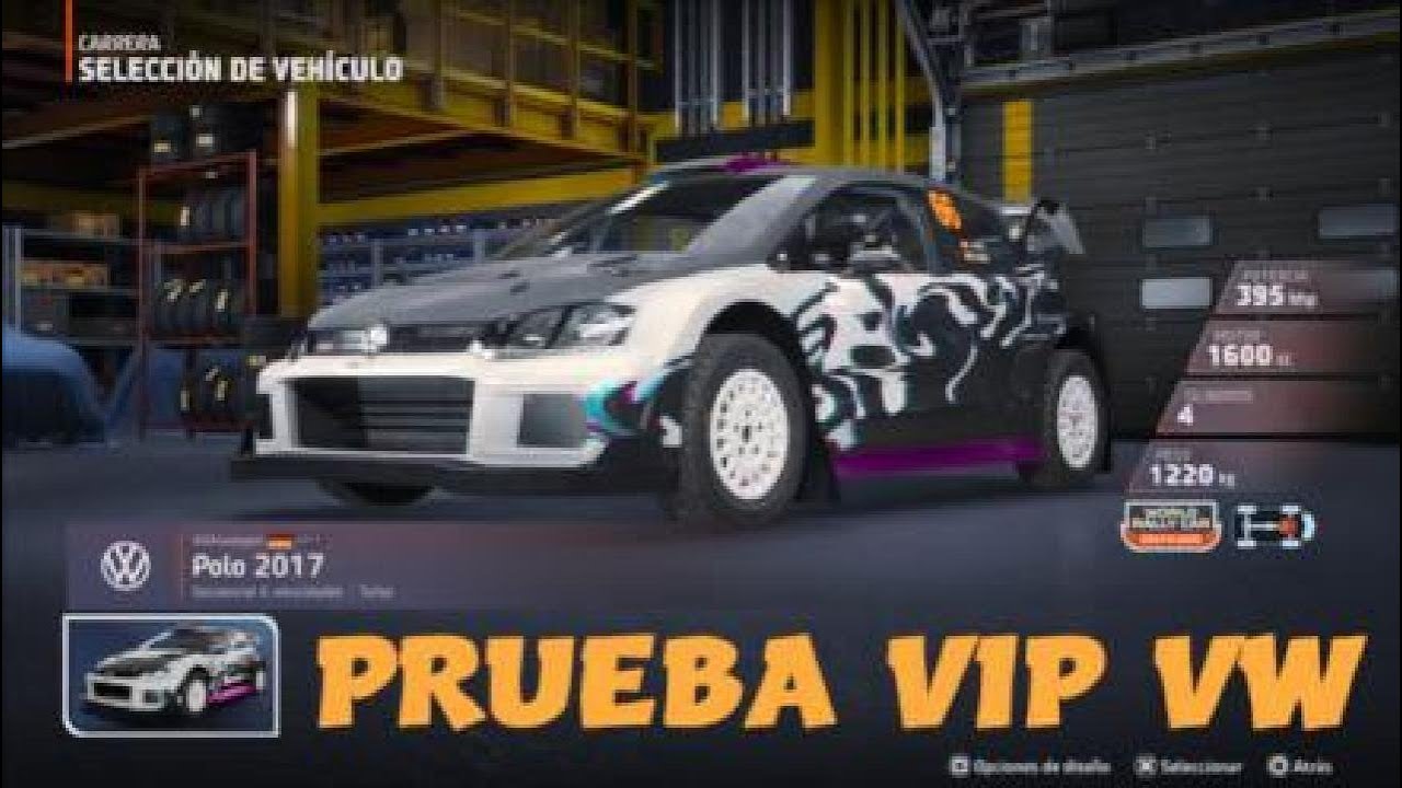 WRC24 PRUEBA VIP VW RALLY MEDITERRÁNEO ETAPA 1-5 CABANELLA VW POLO 2017