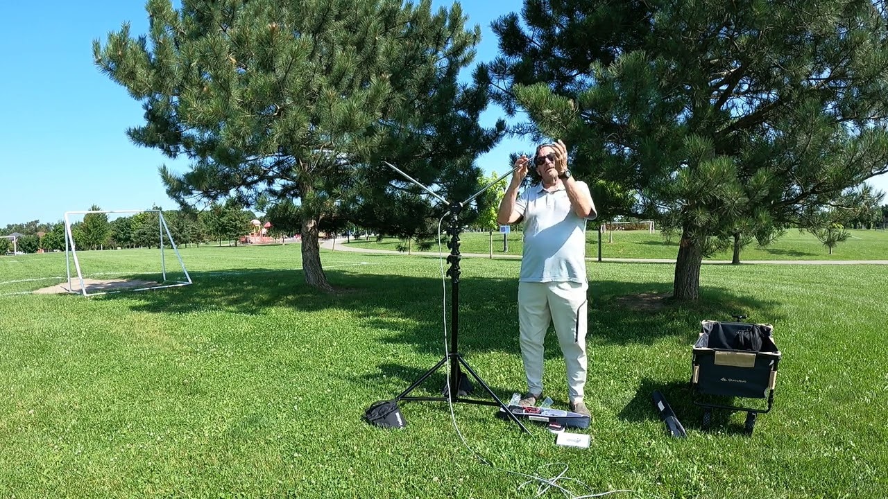 The JNC Radio Chelegance MC-599 Vee Dipole Antenna - Lets Deploy it on 40m