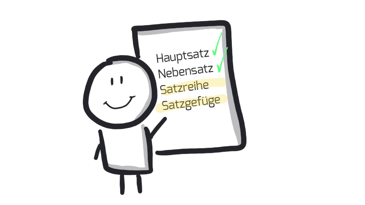Satzreihe und Satzgefüge
