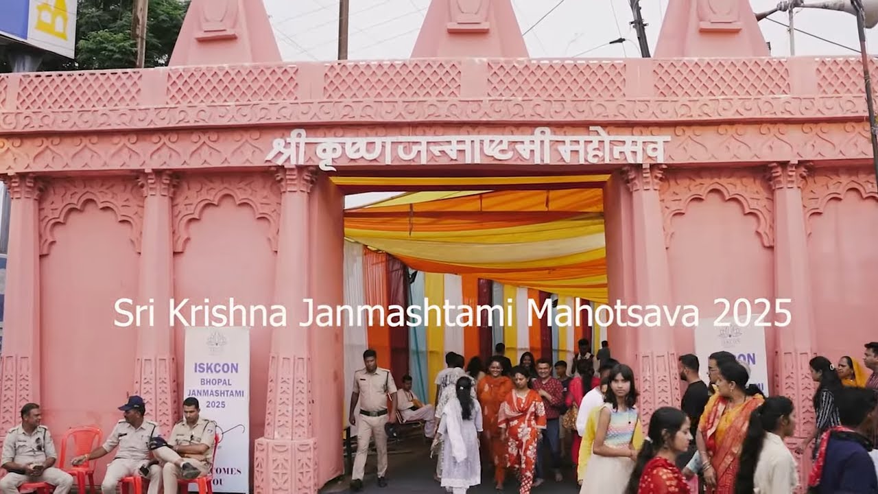 Sri Krishna Janmashtami 2025 | Highlights #bhopal #iskcon #janmashtami #krishna 