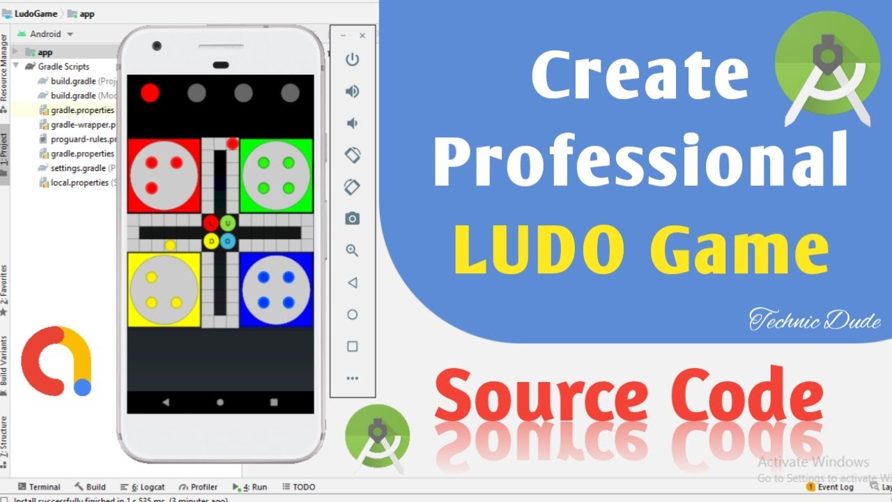 How to Create LUDO Game App in Android Studio