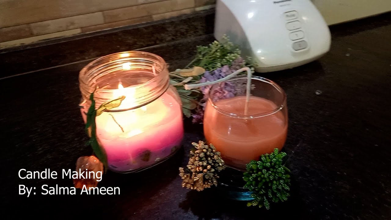 Candle Making - Salma Ameen - How to make a Candle with Fragrance