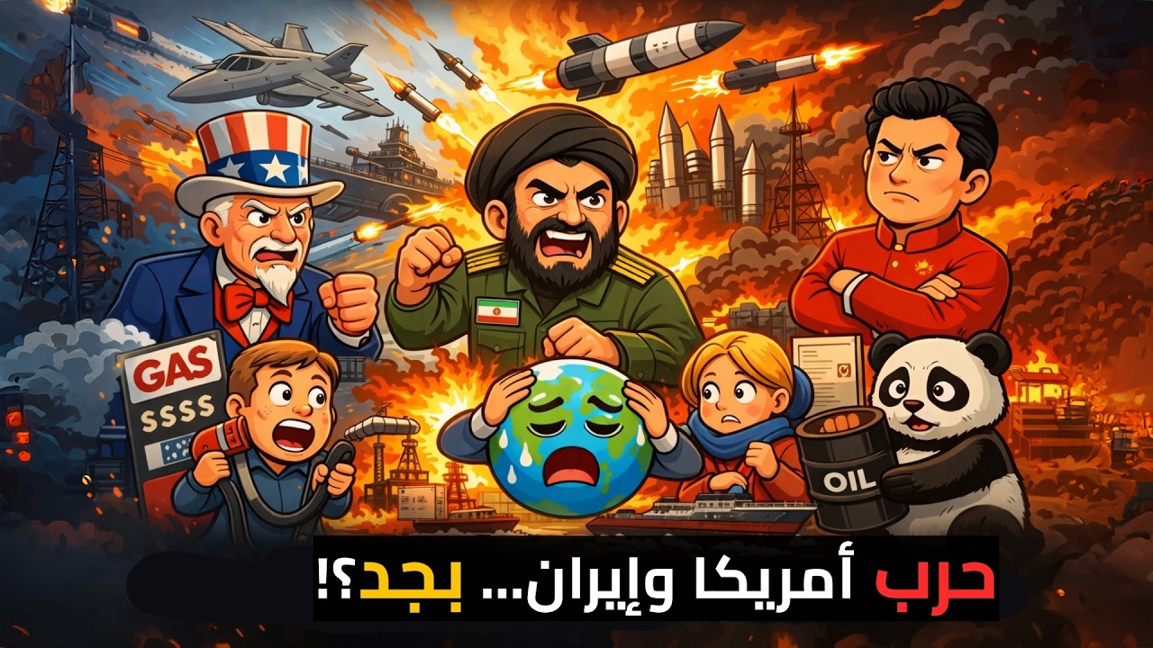 حرب أمريكا وإيران: هل هي منطقية فعلًا؟ ومن سيدفع الثمن؟ فيديو غير اقتصادي  | BnSamy