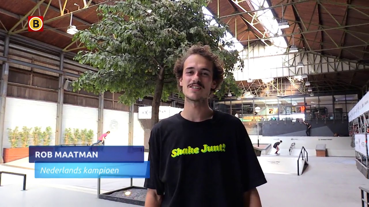 Toppers uit de skateboardwereld laten trucs zien in Skatepark Pier15 in Breda