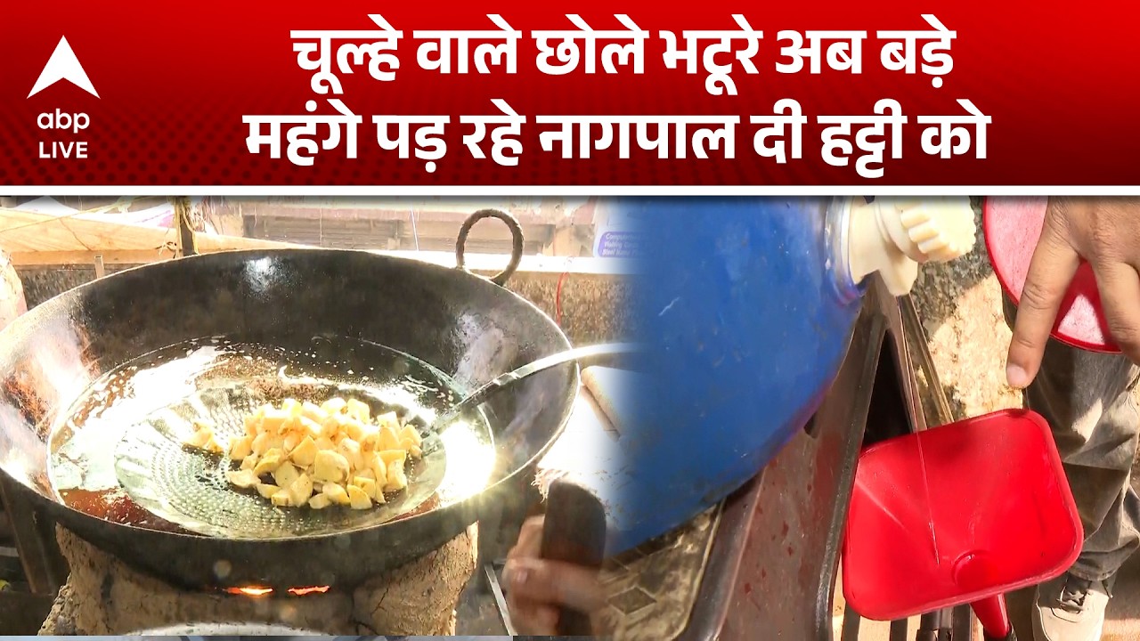 LPG Crisis: चूल्हे वाले छोले भटूरे अब बड़े महंगे पड़ रहे नागपाल दी हट्टी को |ABPLIVE