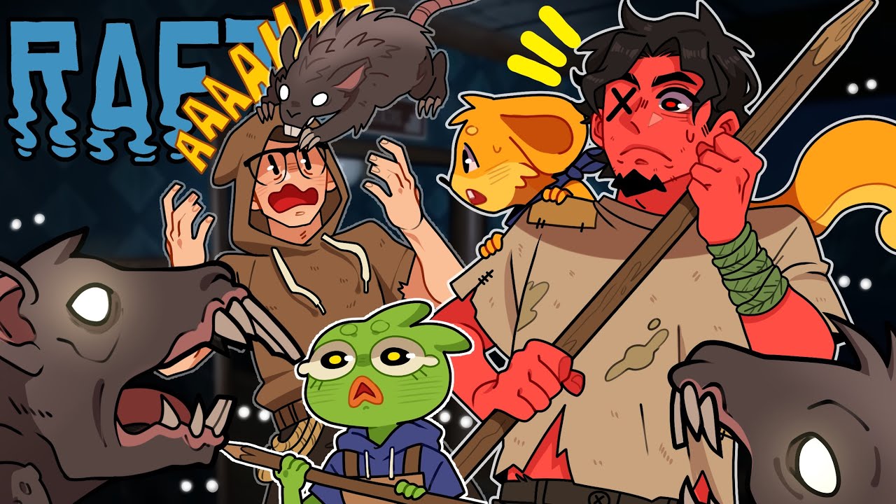 WE FOUND A SHIP INFESTED WITH DEMON RATS!? | Raft