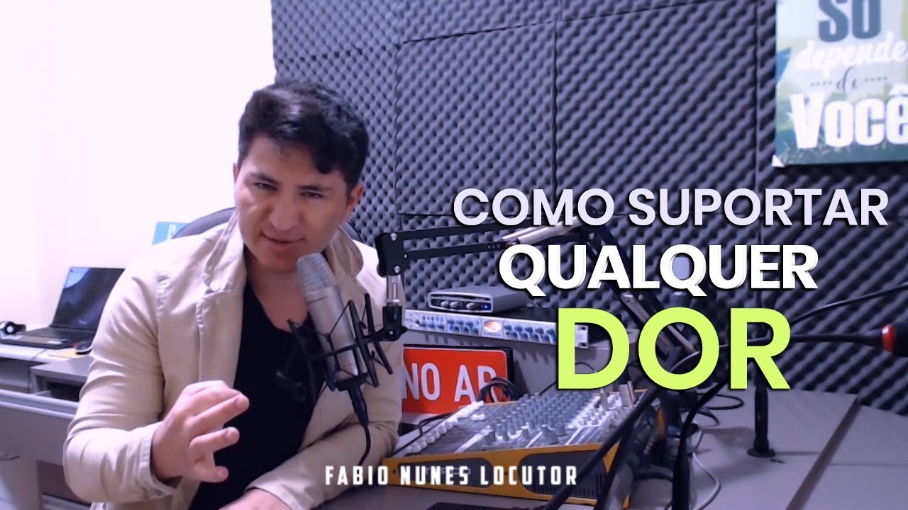 COMO SUPORTAR QUALQUER DOR I MENSAGEM FABIO NUNES