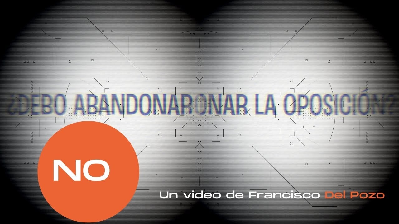¿Debo abandonar la oposición?