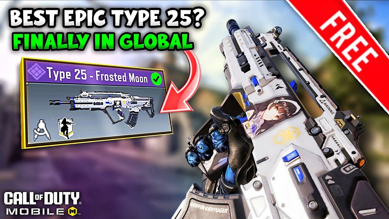 Бесплатный Type 25 — Frosted Moon — лучший эпический Type 25 в CODM