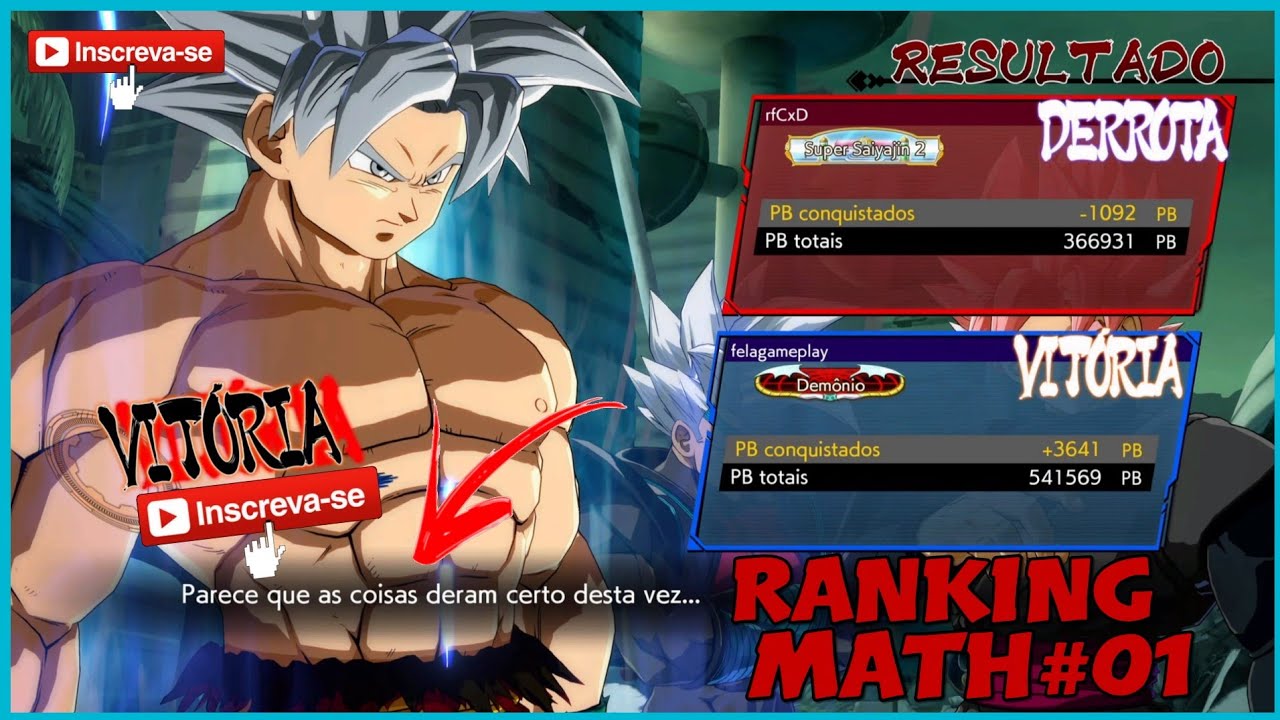 Dragon ball fighterZ: Partida Ranqueada #01