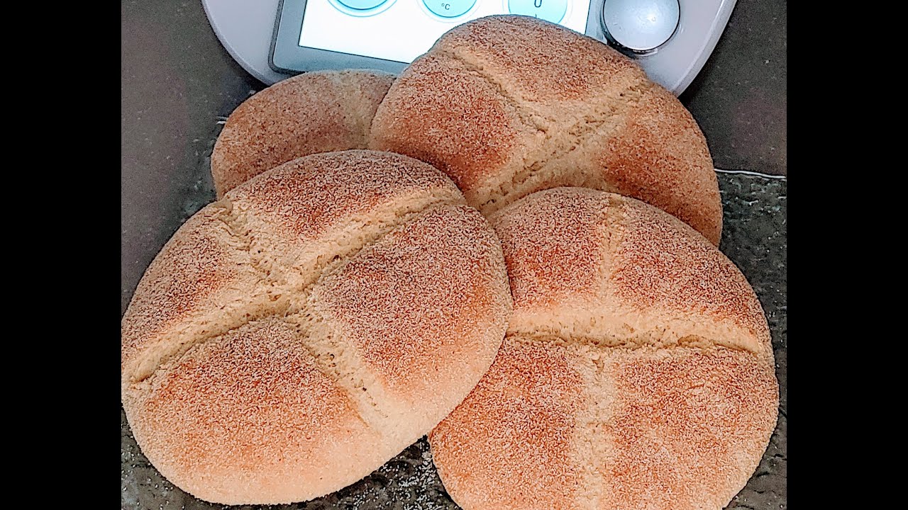 #Pain_semoule🍞 au #Thermomix 🔥TM6  👍  خبز السميد 🍞في ثيرموميكس