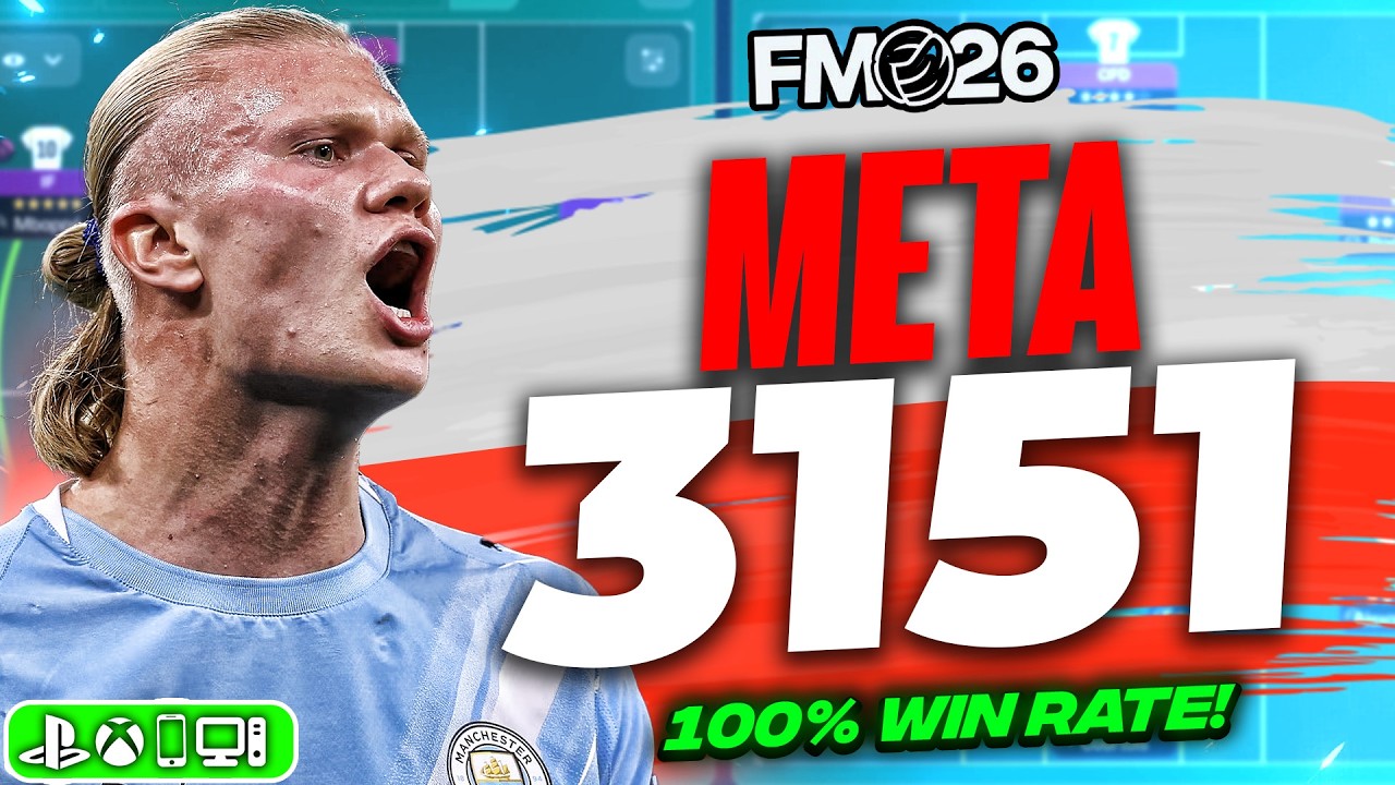 Эта тактика META 3151 в FM26 имеет 100% вероятность победы!