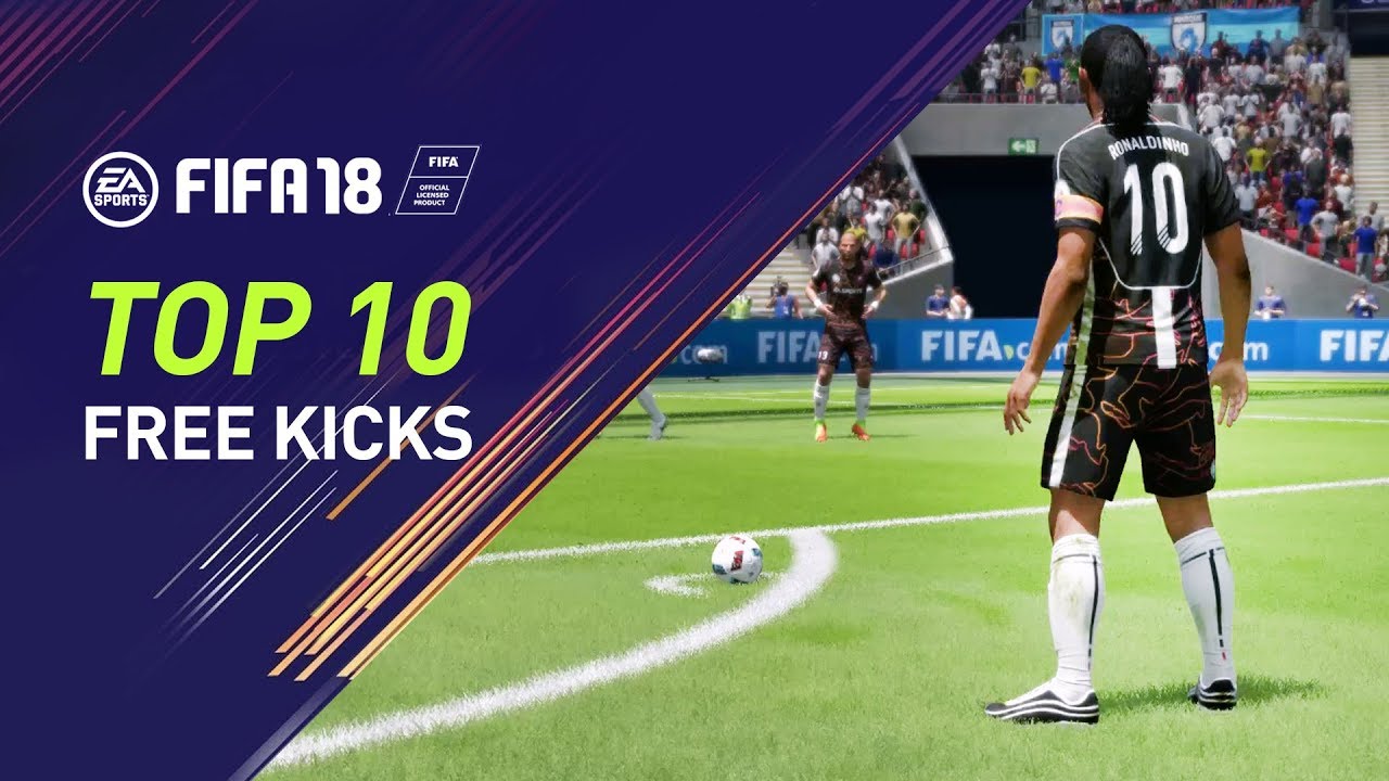 FIFA 18 | MY TOP 10 FREE KICKS
