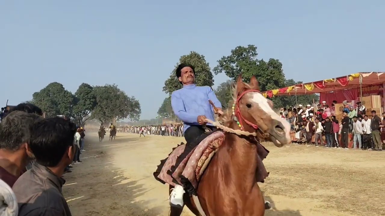 #सुल्तानपुर 37 वां वर्ष घोड़ दौड़ प्रतियोगिता गंजेहड़ी