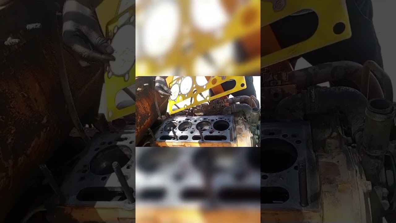 Ace hydra crane 12 ton head gasket change