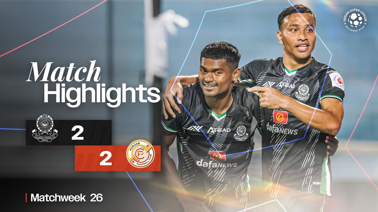 Match Highlights | Mohammedan SC 2-2 Punjab FC | MW 26 | ISL 2024-25