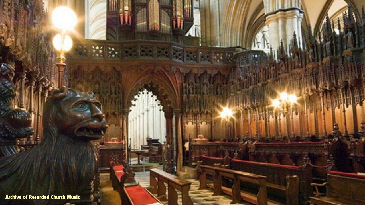 BBC Choral Evensong: Beverley Minster 1974 (Alan Spedding)