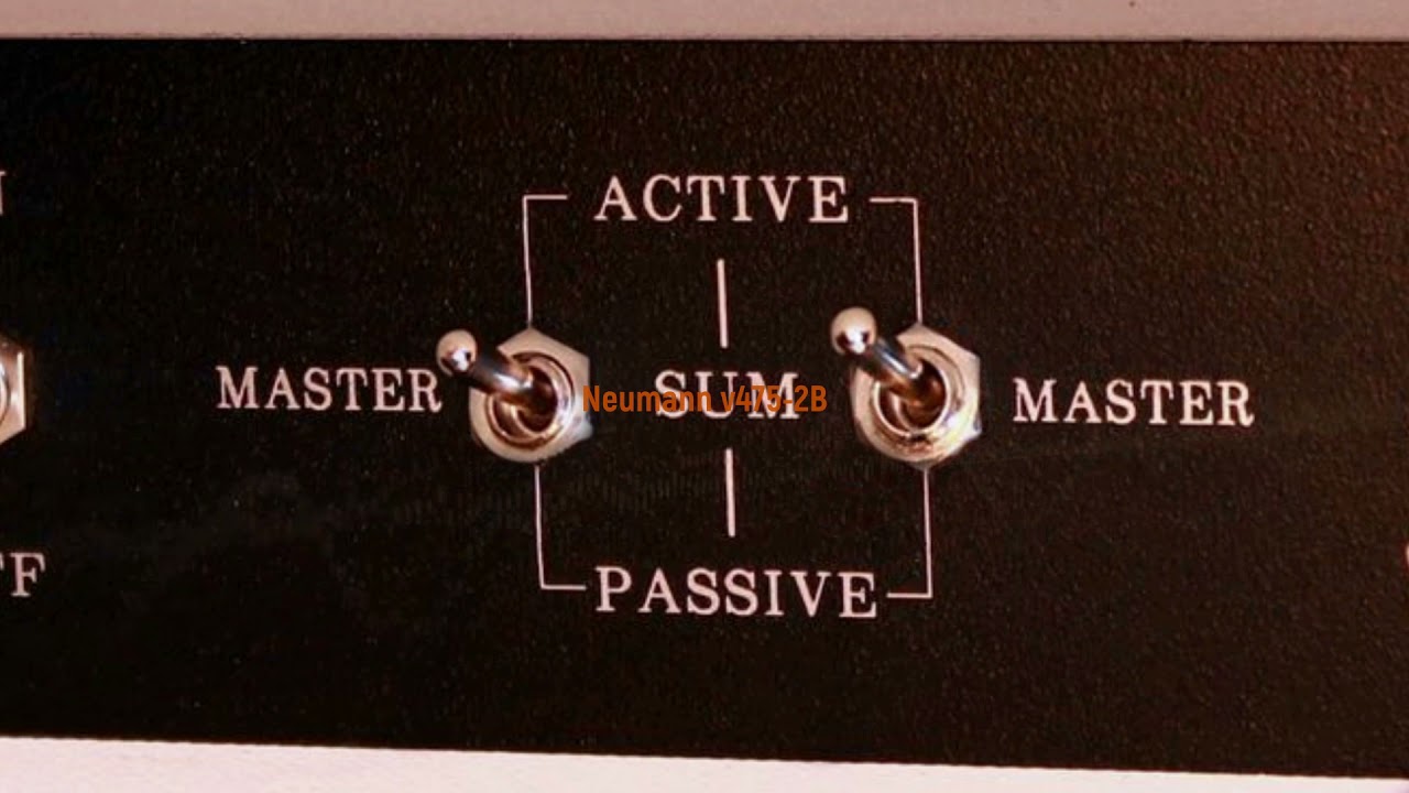 Active Passive Switch on VintageMaker Analog Summing Mixer - Short Explain