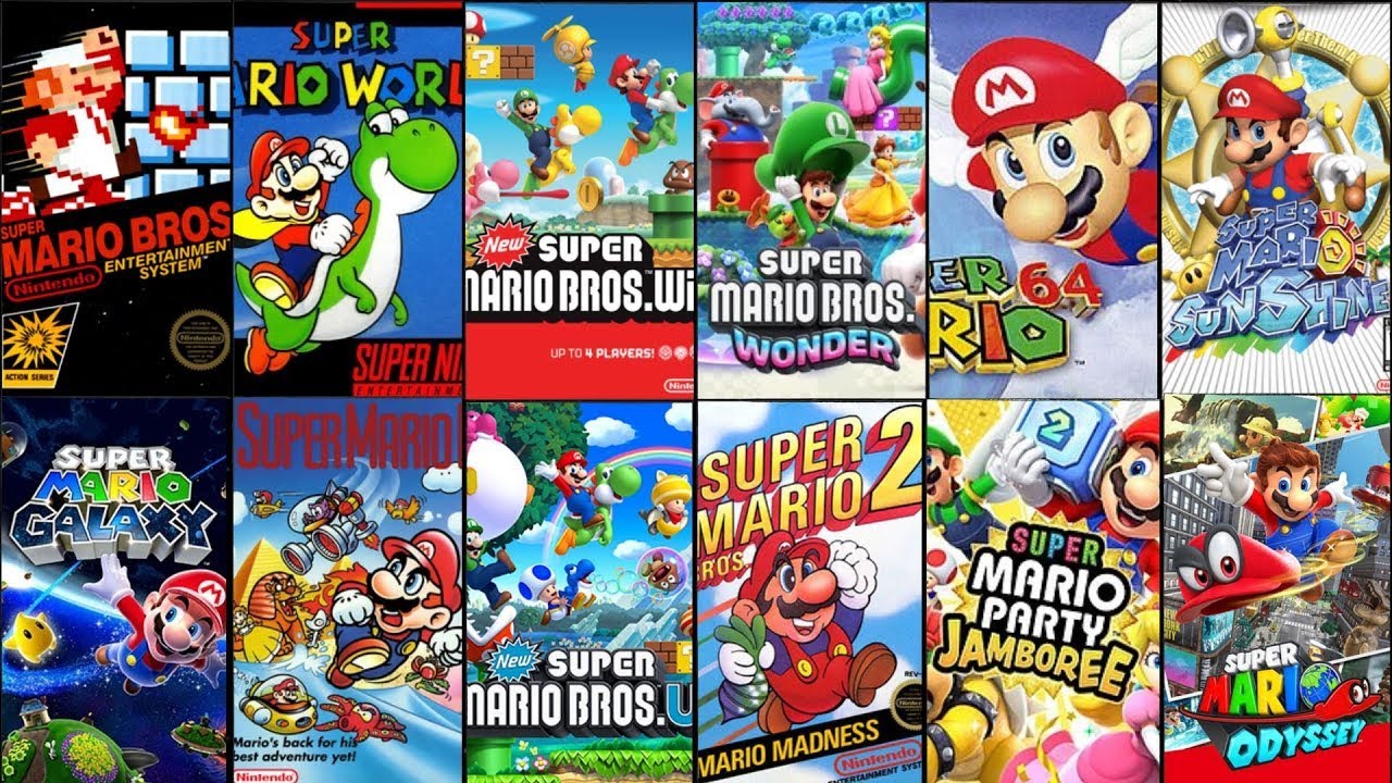 The Evolution of Super Mario Games (1985-2025)
