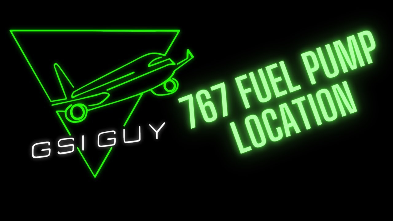Boeing 767 Fuel Pumps Explained | Forward & Aft Pumps in a Common Housing  - GSI Guy LLC