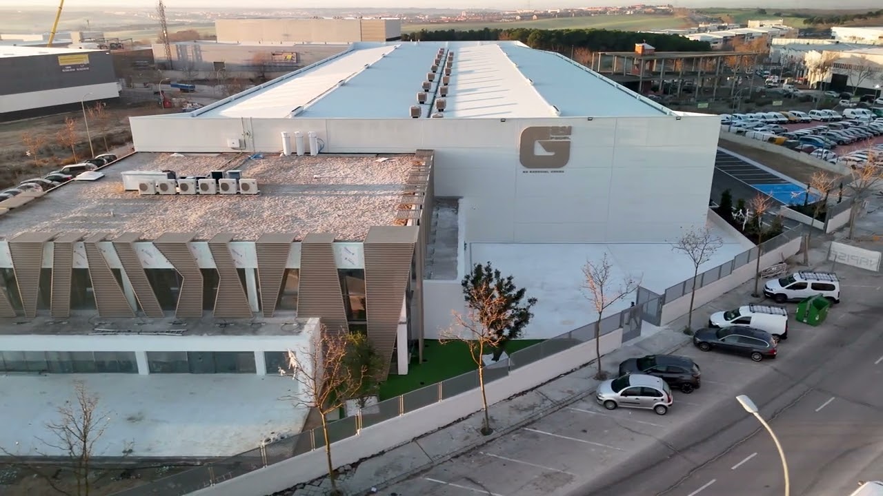 Dron Edificio Industrial G24 Arroyomolinos - Madrid