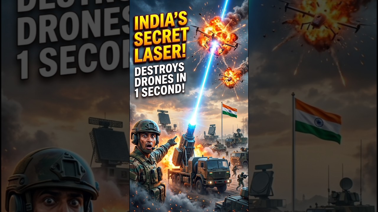 DRDO's New Laser Weapon Will Shock You! 🤯 #india #Indiaar #indiandefence