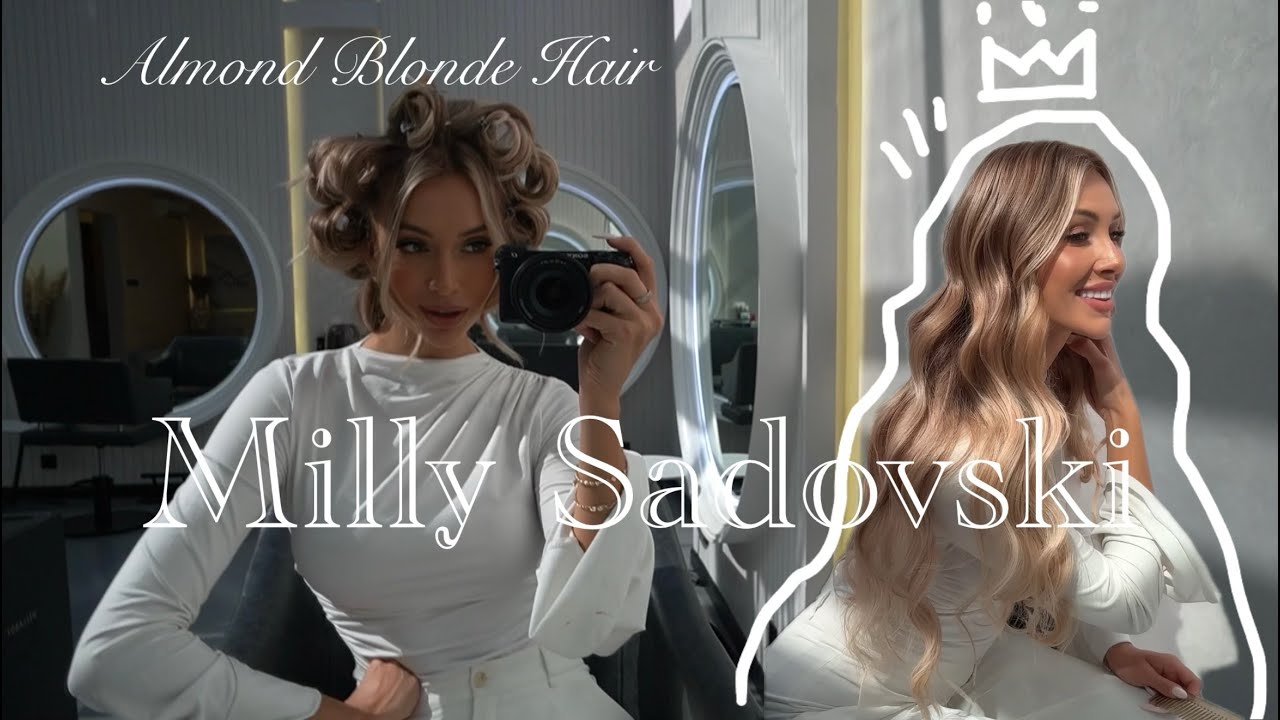 Almond Blonde Hair DUBAI ✨ najmodniejszy kolor włosów 2025! odwiedzam fryzjera w Dubaju