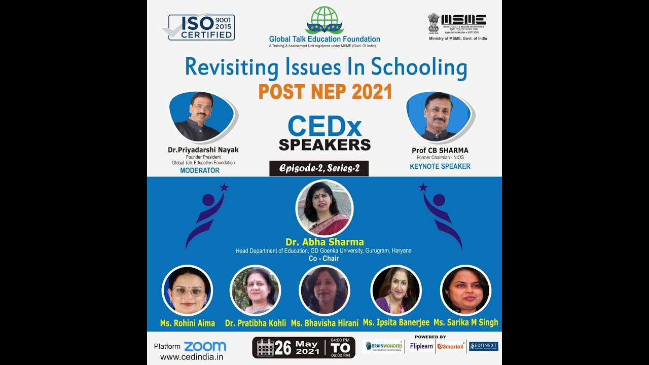 Examination & Assessment Reforms discussion Dr. Priyadarshi Nayak & Prof CB Sharma with Edu-Experts.